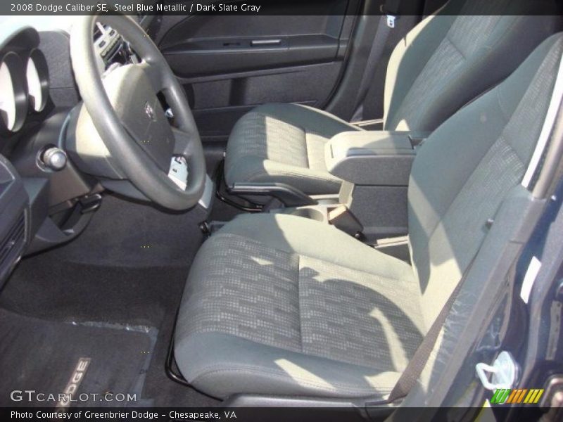 Steel Blue Metallic / Dark Slate Gray 2008 Dodge Caliber SE