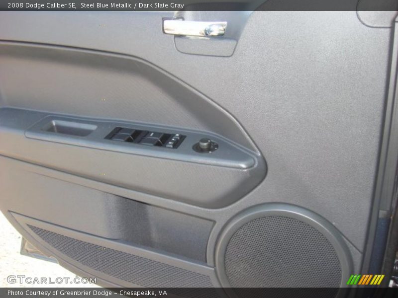 Steel Blue Metallic / Dark Slate Gray 2008 Dodge Caliber SE