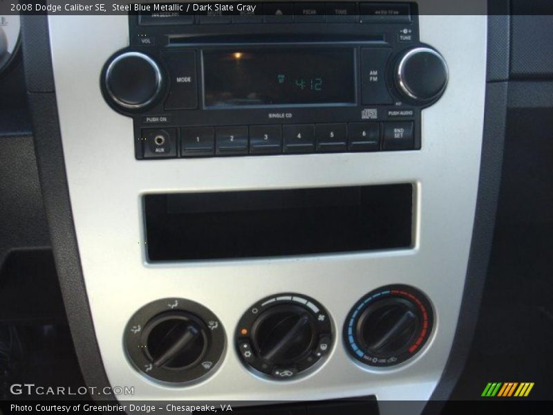 Steel Blue Metallic / Dark Slate Gray 2008 Dodge Caliber SE