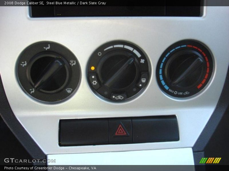 Steel Blue Metallic / Dark Slate Gray 2008 Dodge Caliber SE