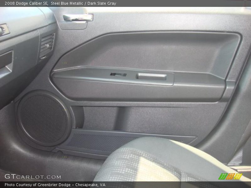Steel Blue Metallic / Dark Slate Gray 2008 Dodge Caliber SE