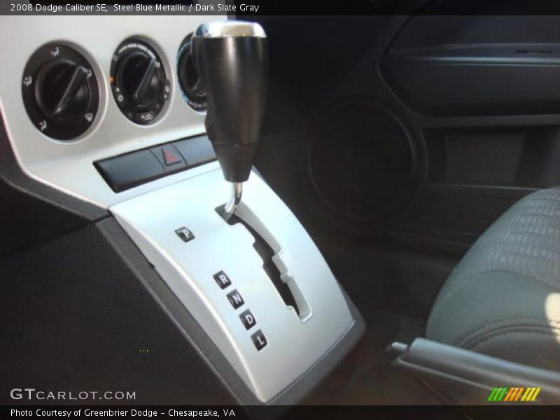 Steel Blue Metallic / Dark Slate Gray 2008 Dodge Caliber SE