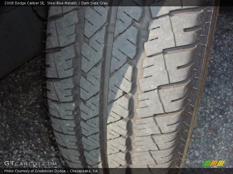 Steel Blue Metallic / Dark Slate Gray 2008 Dodge Caliber SE