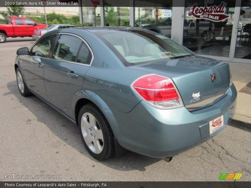 Silver Moss / Tan 2009 Saturn Aura XE