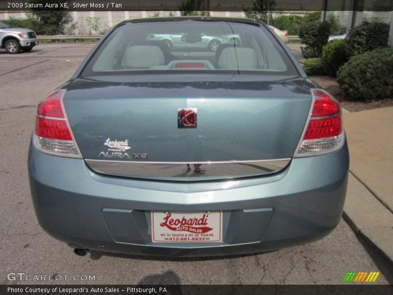 Silver Moss / Tan 2009 Saturn Aura XE