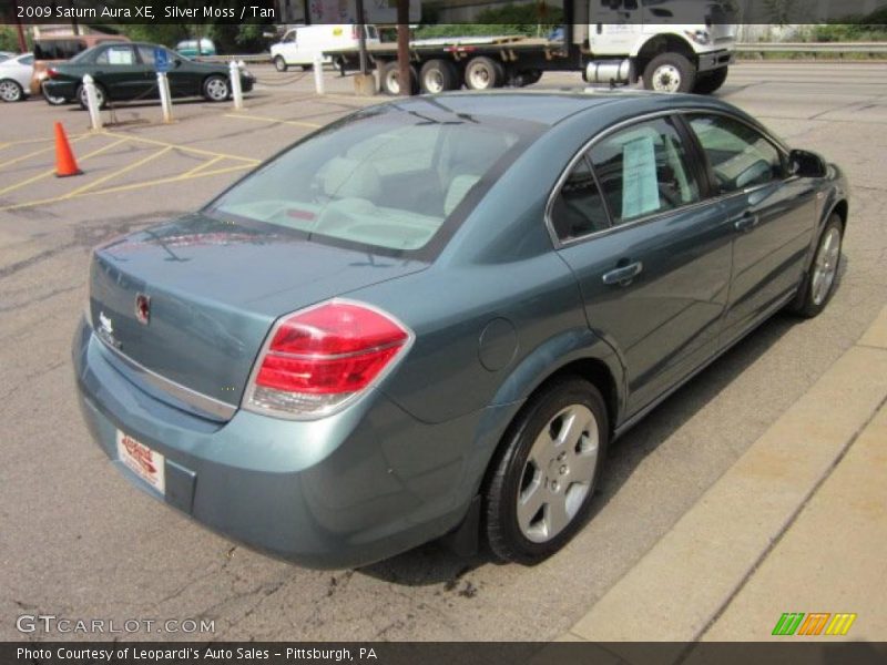 Silver Moss / Tan 2009 Saturn Aura XE