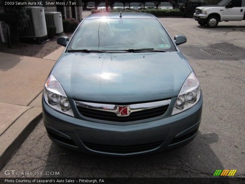 Silver Moss / Tan 2009 Saturn Aura XE
