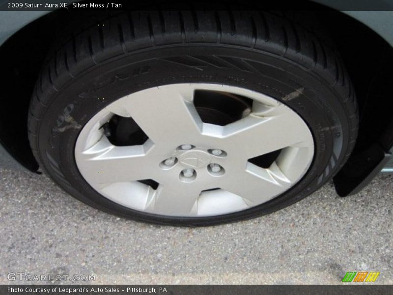 Silver Moss / Tan 2009 Saturn Aura XE