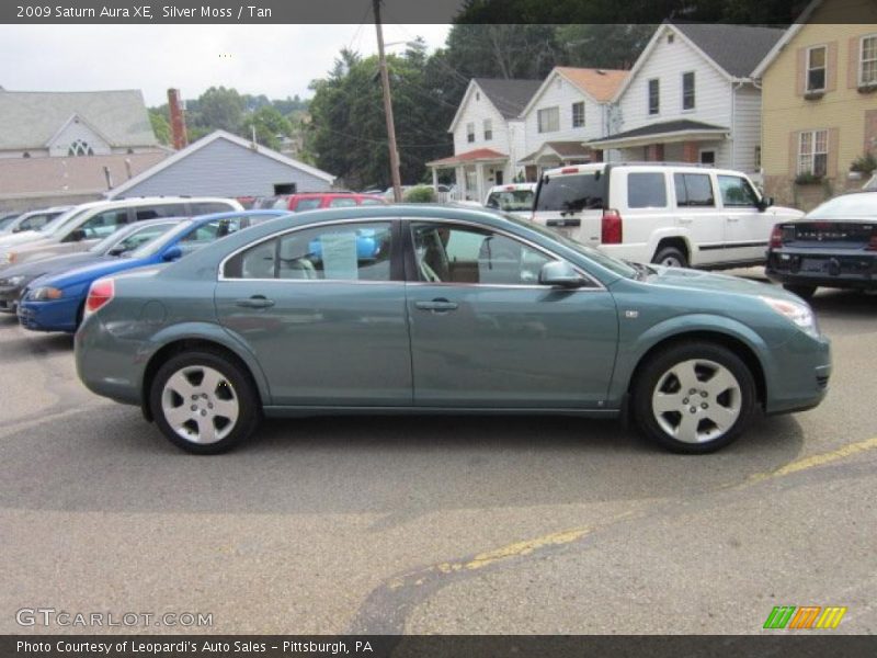 Silver Moss / Tan 2009 Saturn Aura XE