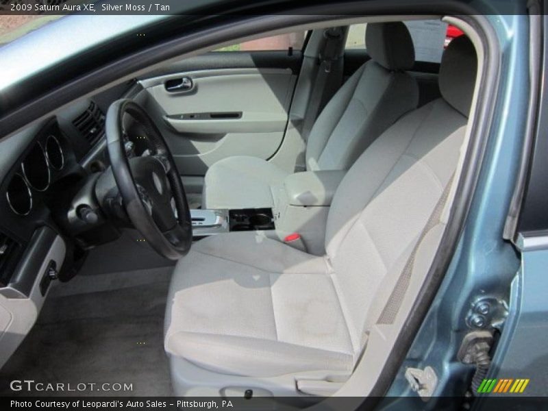 Silver Moss / Tan 2009 Saturn Aura XE
