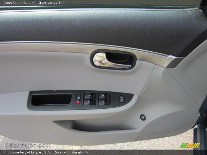 Silver Moss / Tan 2009 Saturn Aura XE
