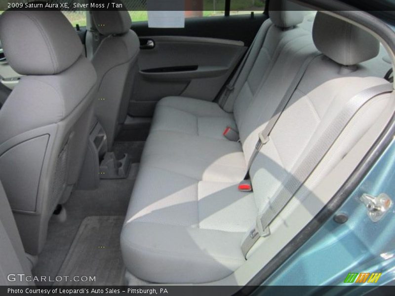 Silver Moss / Tan 2009 Saturn Aura XE