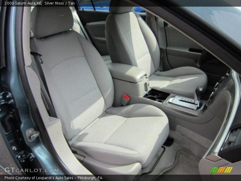 Silver Moss / Tan 2009 Saturn Aura XE