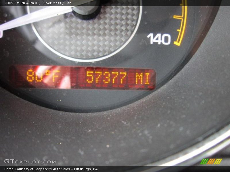 Silver Moss / Tan 2009 Saturn Aura XE