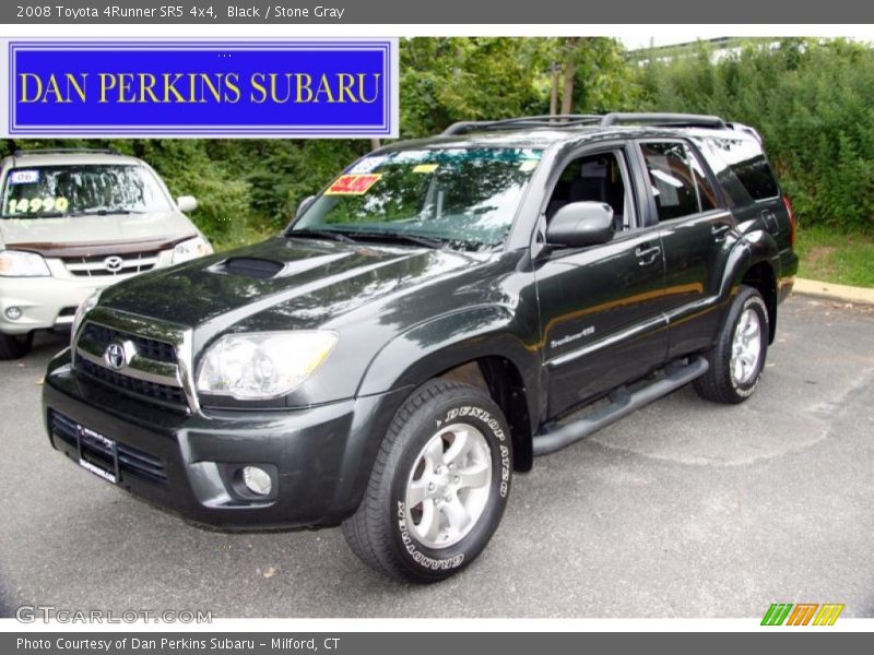 Black / Stone Gray 2008 Toyota 4Runner SR5 4x4