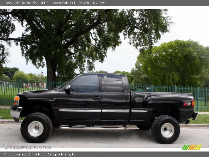 Onyx Black / Pewter 1999 GMC Sierra 1500 SLT Extended Cab 4x4