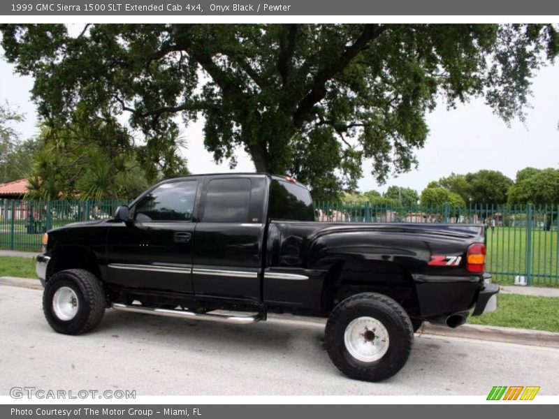 Onyx Black / Pewter 1999 GMC Sierra 1500 SLT Extended Cab 4x4