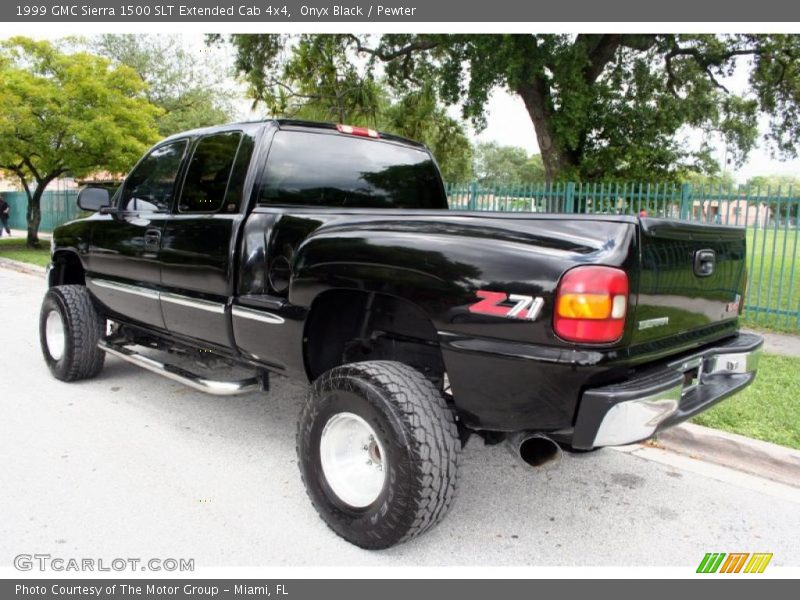 Onyx Black / Pewter 1999 GMC Sierra 1500 SLT Extended Cab 4x4