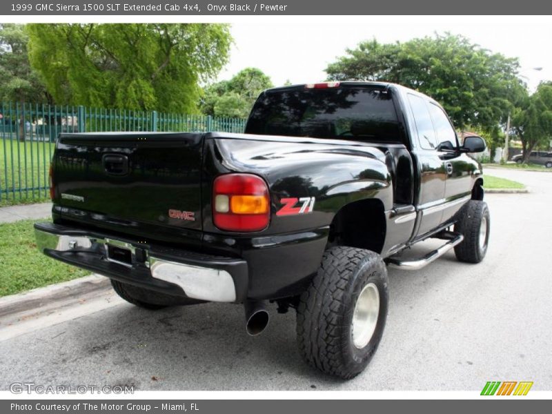 Onyx Black / Pewter 1999 GMC Sierra 1500 SLT Extended Cab 4x4