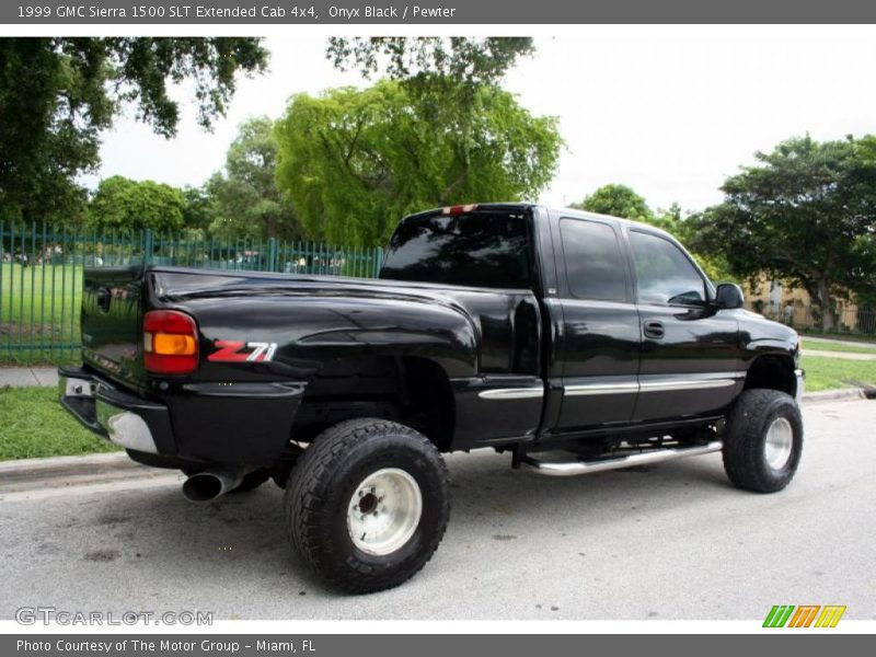 Onyx Black / Pewter 1999 GMC Sierra 1500 SLT Extended Cab 4x4
