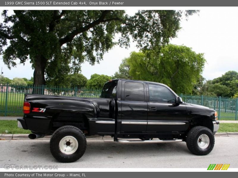 Onyx Black / Pewter 1999 GMC Sierra 1500 SLT Extended Cab 4x4