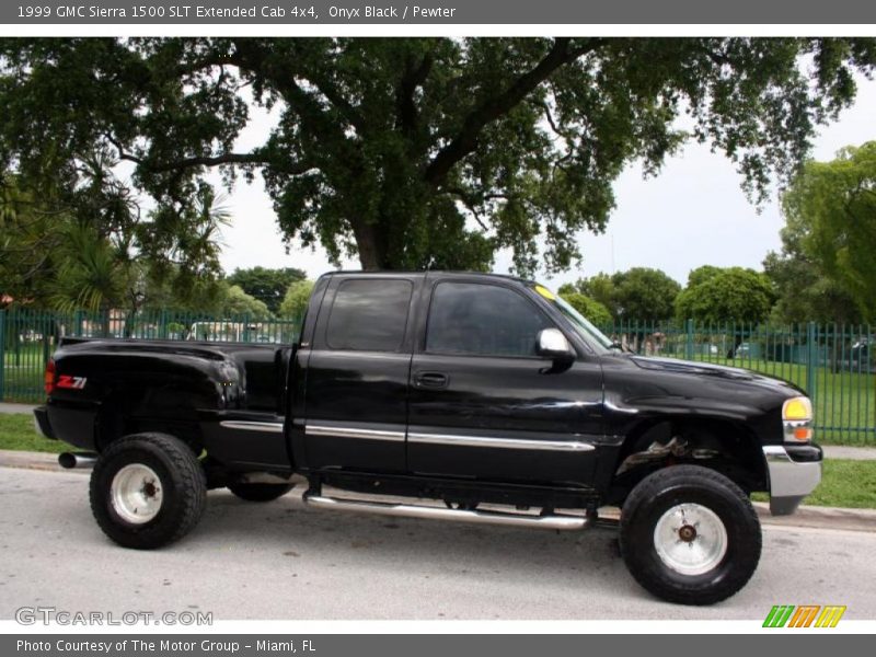 Onyx Black / Pewter 1999 GMC Sierra 1500 SLT Extended Cab 4x4