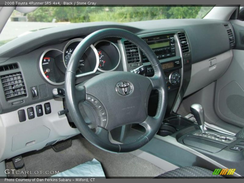 Black / Stone Gray 2008 Toyota 4Runner SR5 4x4