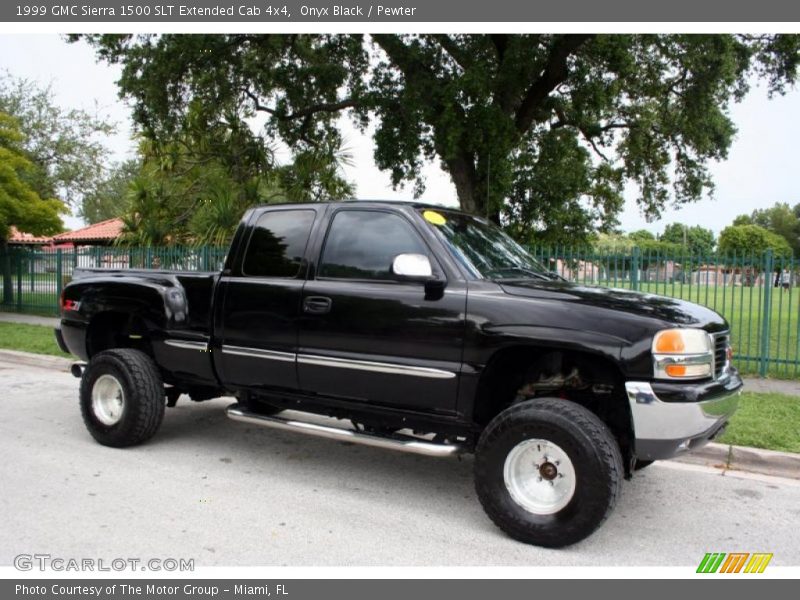 Onyx Black / Pewter 1999 GMC Sierra 1500 SLT Extended Cab 4x4