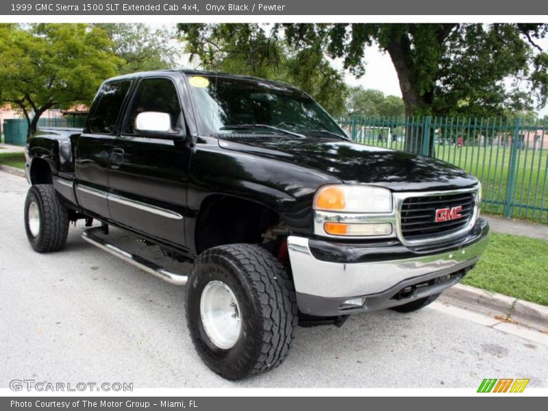 Onyx Black / Pewter 1999 GMC Sierra 1500 SLT Extended Cab 4x4