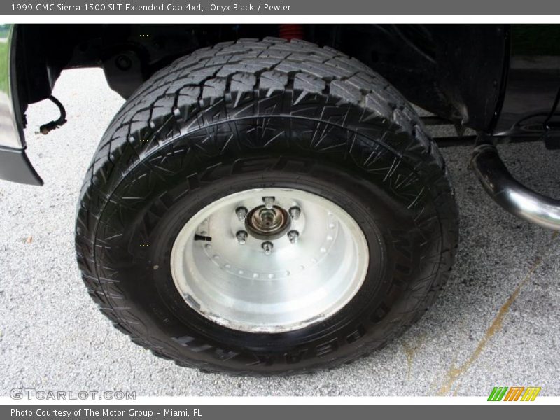 Onyx Black / Pewter 1999 GMC Sierra 1500 SLT Extended Cab 4x4