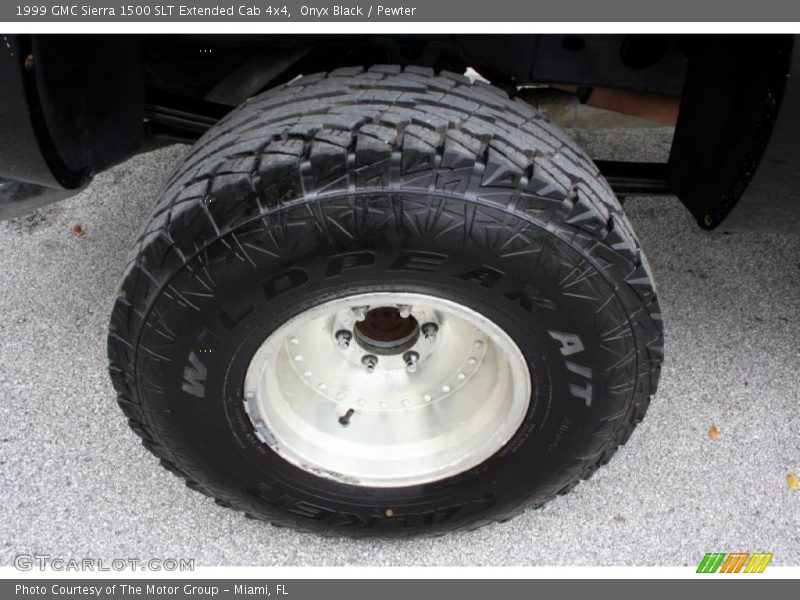 Onyx Black / Pewter 1999 GMC Sierra 1500 SLT Extended Cab 4x4