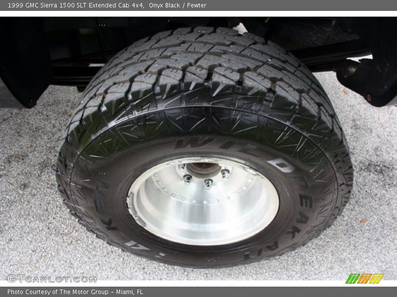 Onyx Black / Pewter 1999 GMC Sierra 1500 SLT Extended Cab 4x4