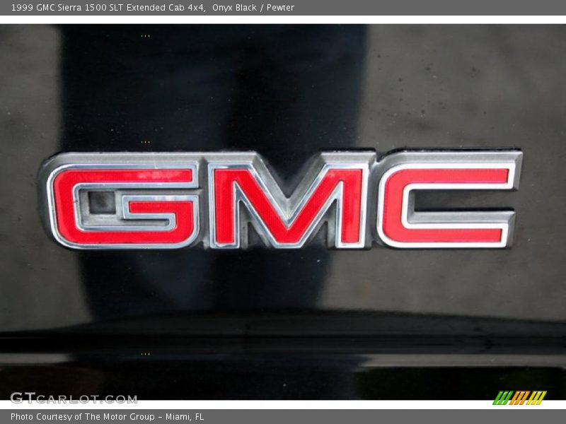 Onyx Black / Pewter 1999 GMC Sierra 1500 SLT Extended Cab 4x4