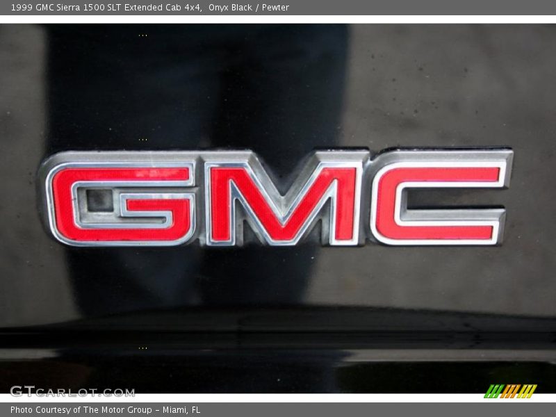 Onyx Black / Pewter 1999 GMC Sierra 1500 SLT Extended Cab 4x4