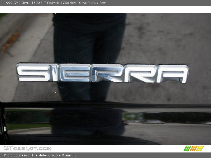 Onyx Black / Pewter 1999 GMC Sierra 1500 SLT Extended Cab 4x4