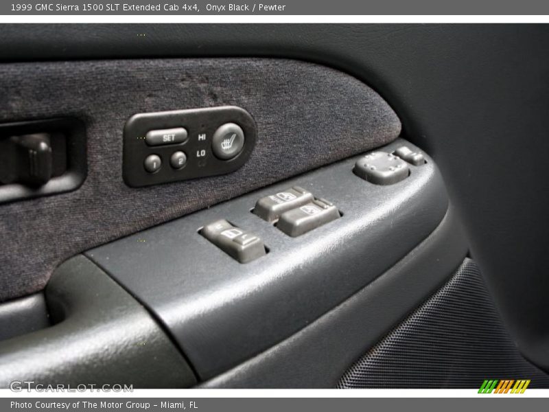 Onyx Black / Pewter 1999 GMC Sierra 1500 SLT Extended Cab 4x4