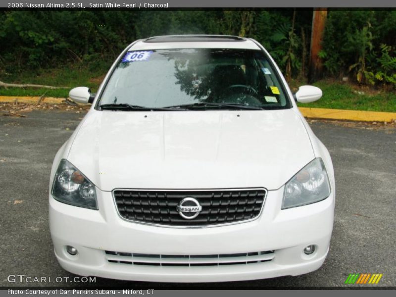 Satin White Pearl / Charcoal 2006 Nissan Altima 2.5 SL