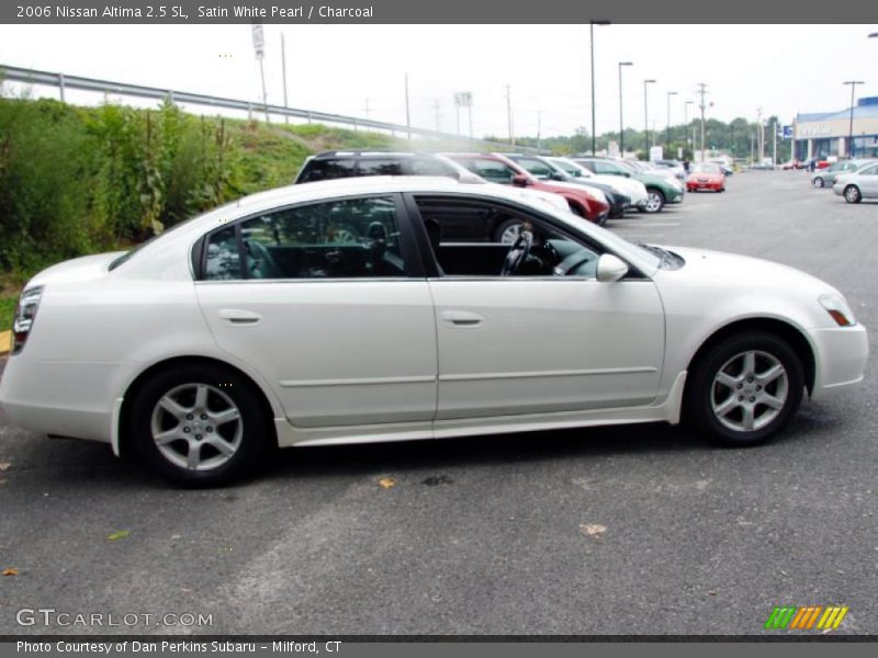 Satin White Pearl / Charcoal 2006 Nissan Altima 2.5 SL