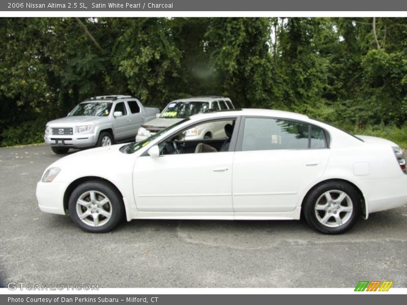 Satin White Pearl / Charcoal 2006 Nissan Altima 2.5 SL