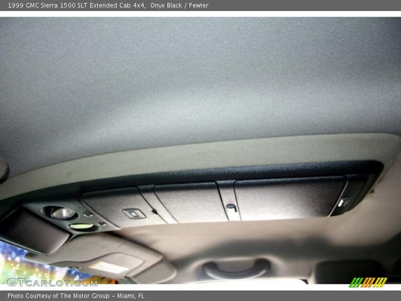 Onyx Black / Pewter 1999 GMC Sierra 1500 SLT Extended Cab 4x4