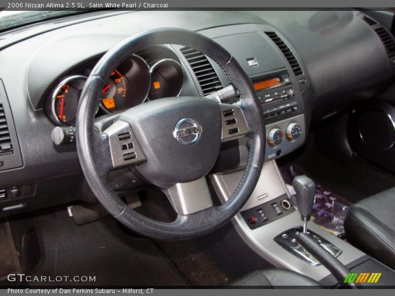 Satin White Pearl / Charcoal 2006 Nissan Altima 2.5 SL