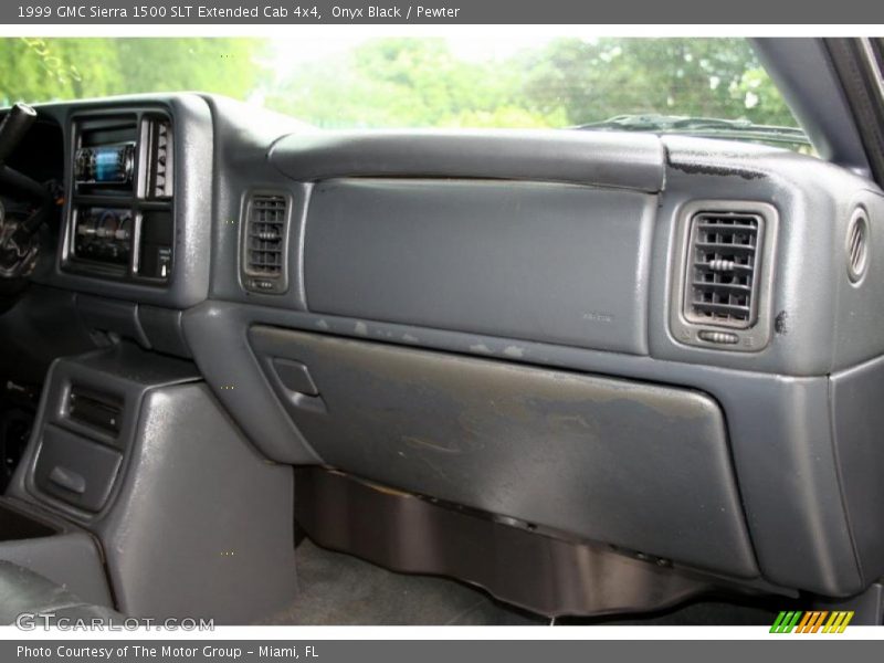 Onyx Black / Pewter 1999 GMC Sierra 1500 SLT Extended Cab 4x4