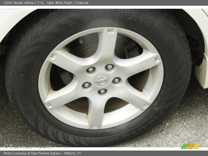 Satin White Pearl / Charcoal 2006 Nissan Altima 2.5 SL