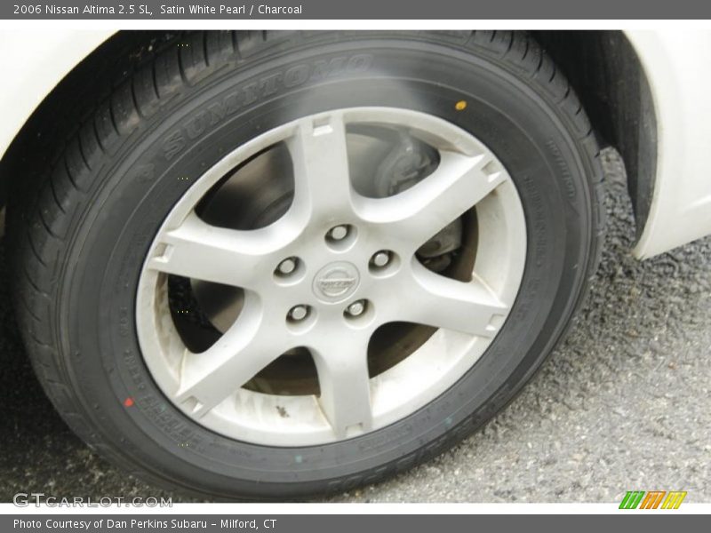 Satin White Pearl / Charcoal 2006 Nissan Altima 2.5 SL