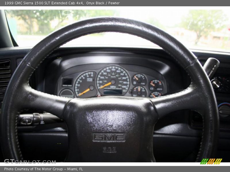 Onyx Black / Pewter 1999 GMC Sierra 1500 SLT Extended Cab 4x4