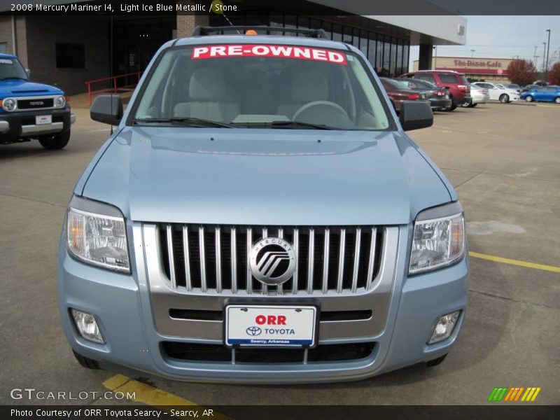 Light Ice Blue Metallic / Stone 2008 Mercury Mariner I4