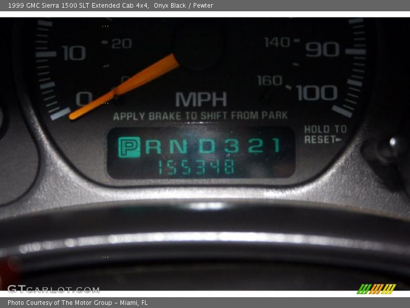 Onyx Black / Pewter 1999 GMC Sierra 1500 SLT Extended Cab 4x4