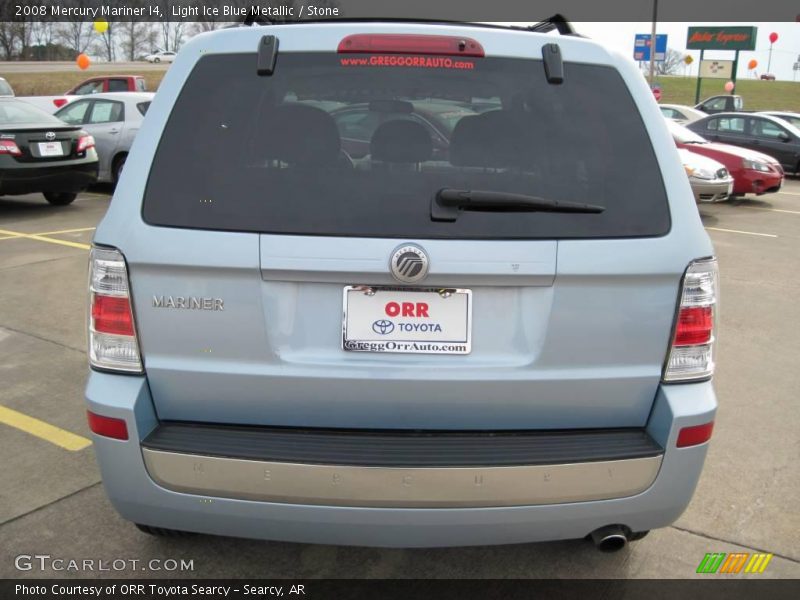 Light Ice Blue Metallic / Stone 2008 Mercury Mariner I4