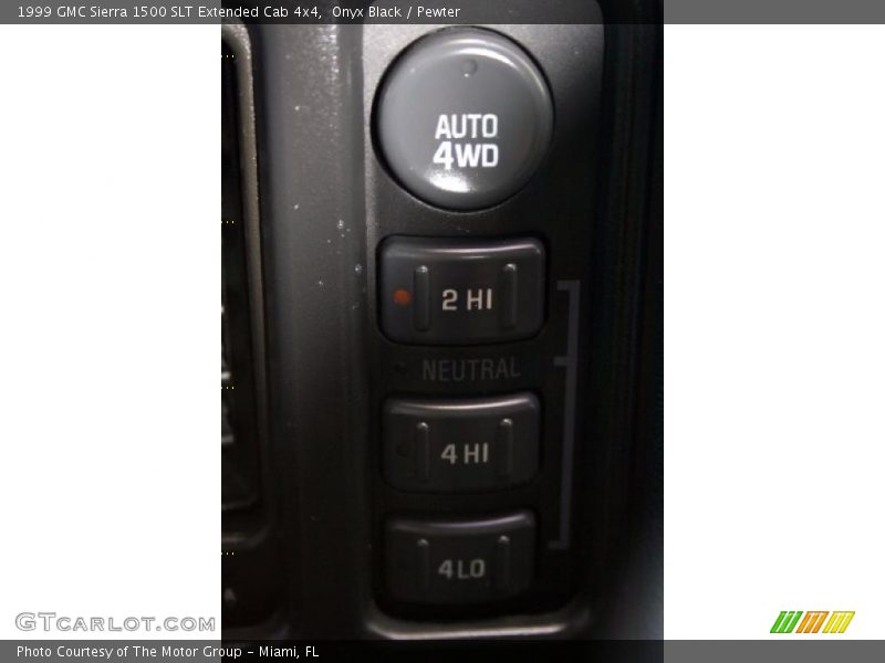 Onyx Black / Pewter 1999 GMC Sierra 1500 SLT Extended Cab 4x4