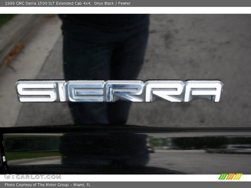 Onyx Black / Pewter 1999 GMC Sierra 1500 SLT Extended Cab 4x4